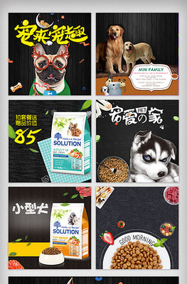 萌宠当家 卡通宠物店展架模板设计全攻略